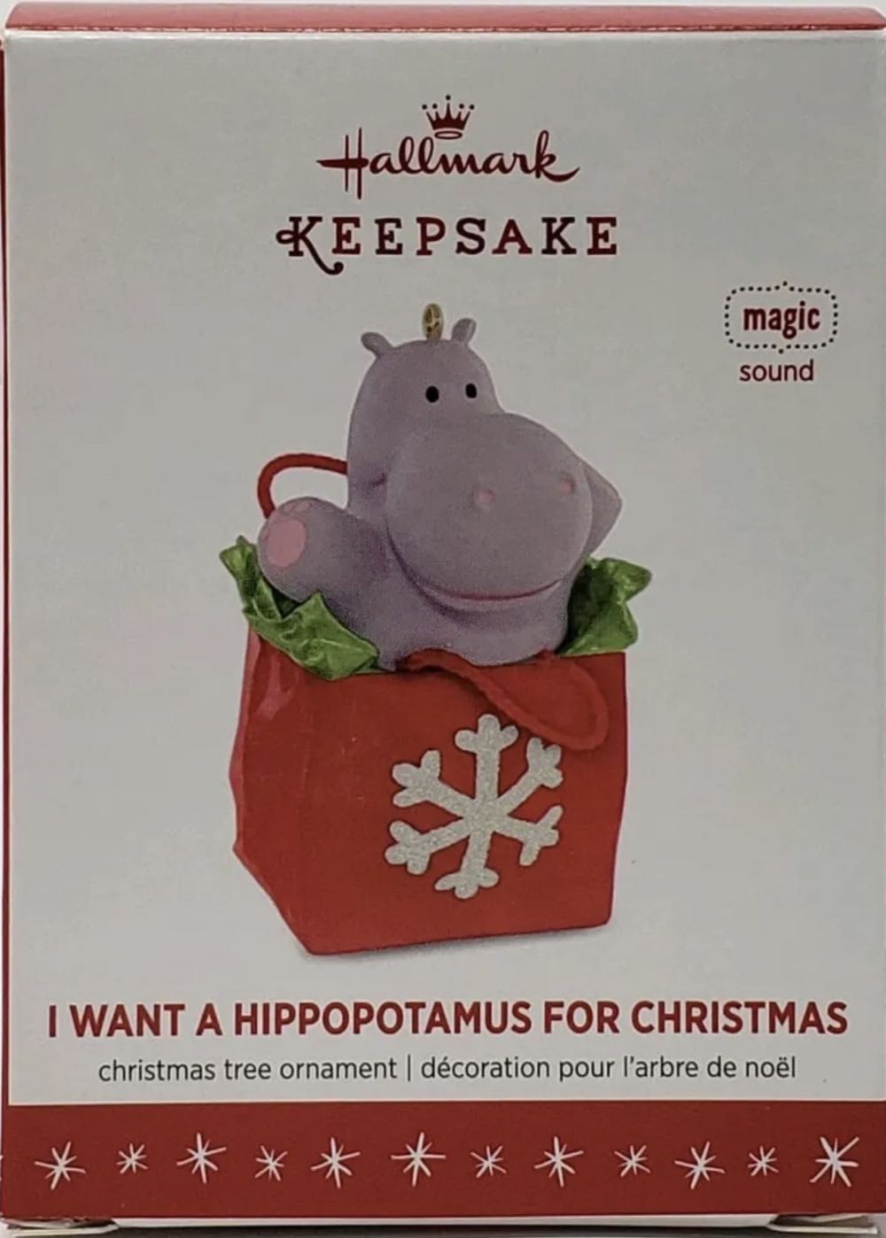 I Want A Hippopotamus For Christmas  ornament collectible - Main Image 2