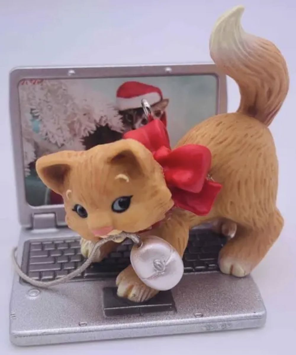 Mischievous Kittens - Laptop (18th In Series)  ornament collectible - Main Image 3
