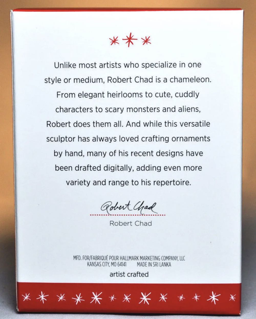 Retro Reindeer  ornament collectible - Main Image 3