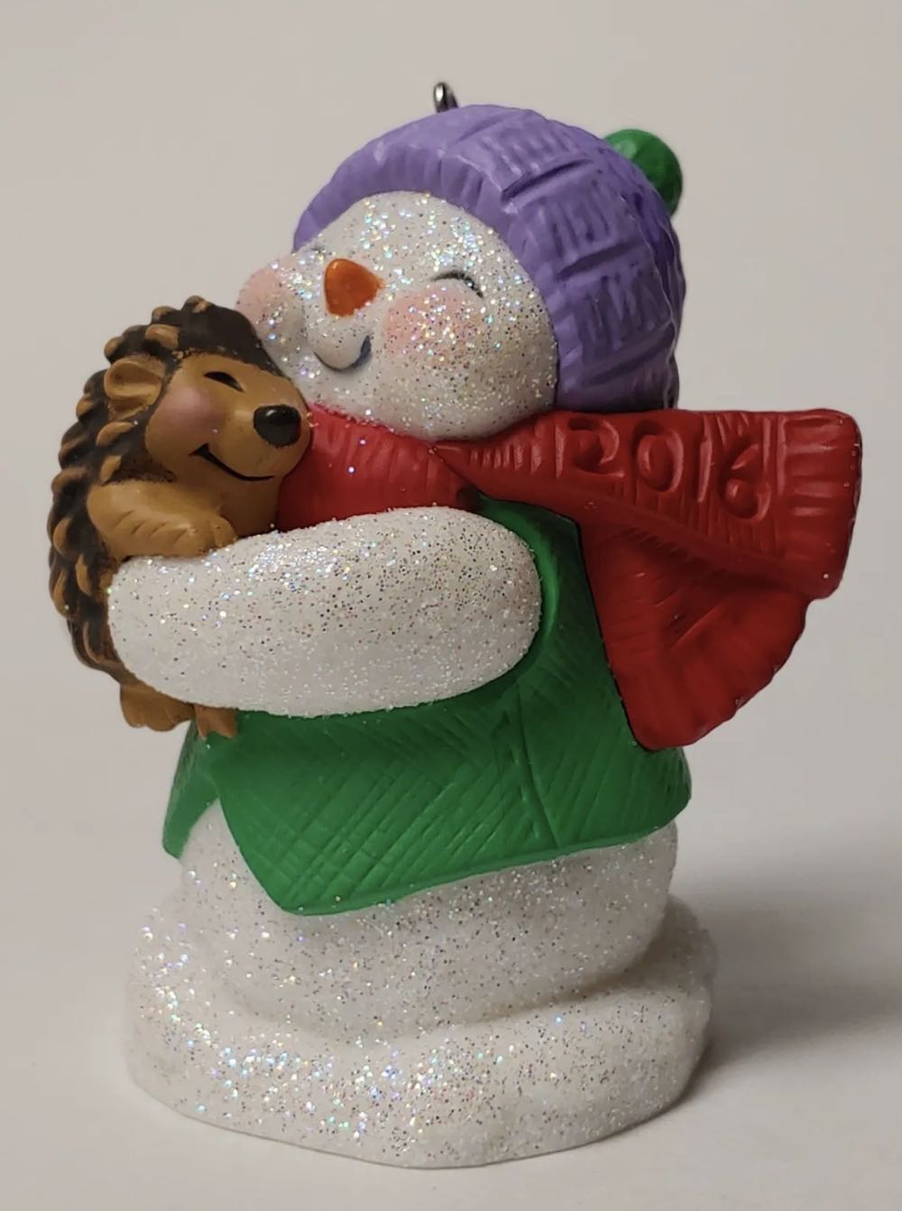 Snow Buddies - Hedgehog (19th In Series)  ornament collectible - Main Image 3