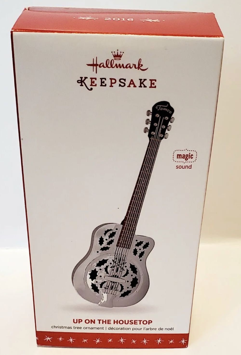 Up On The Housetop Guitar  ornament collectible - Main Image 3