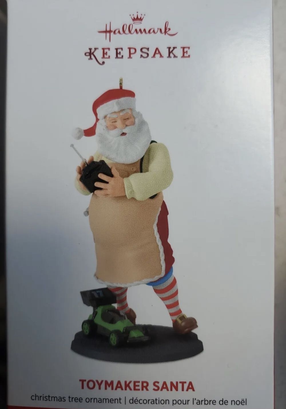Toymaker Santa - Race Car (18th In Series)  ornament collectible - Main Image 2