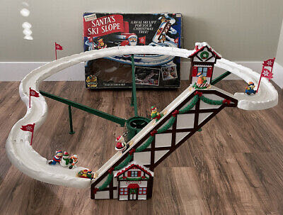 Mr. Christmas Santa Ski Slope  (Winter Sports) ornament collectible - Main Image 2