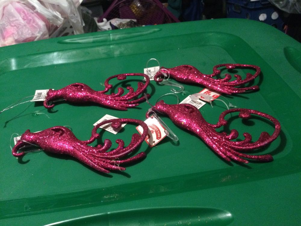 Peacock Magenta - Holiday Time ornament collectible - Main Image 4