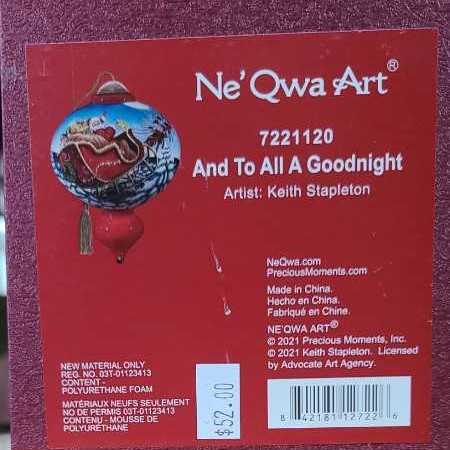 Ne’Qwa Art And To All A Goodnight - Ne’ Qwa Art - Ne’Qwa (Ne’Qwa Art) ornament collectible [Barcode 842181127226] - Main Image 2