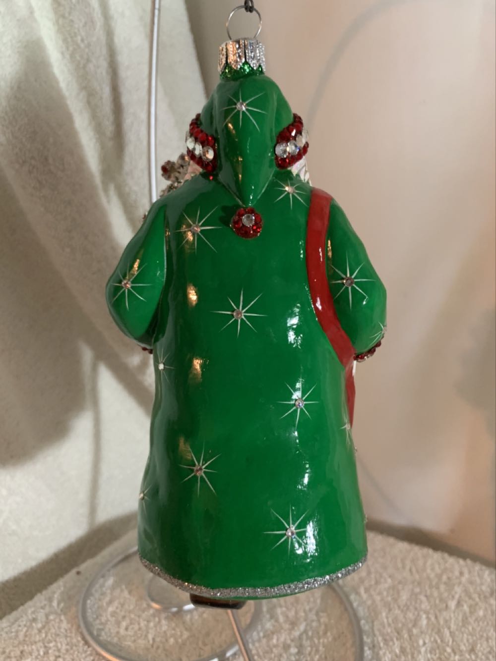 Christmas in the Clearing, Green: Red & Silver, Ornamental - Other Exclusive (Santa) ornament collectible - Main Image 3