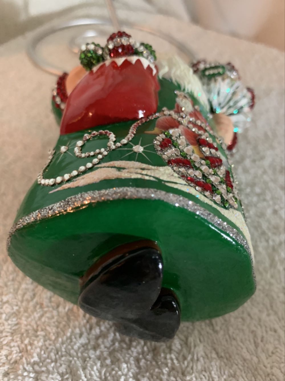 Christmas in the Clearing, Green: Red & Silver, Ornamental - Other Exclusive (Santa) ornament collectible - Main Image 4