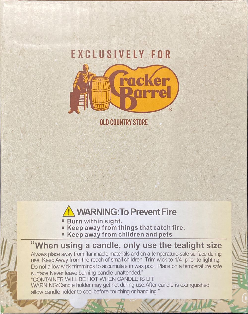 Glass Candle Holder With Led Tealight Candle  ornament collectible - Main Image 2