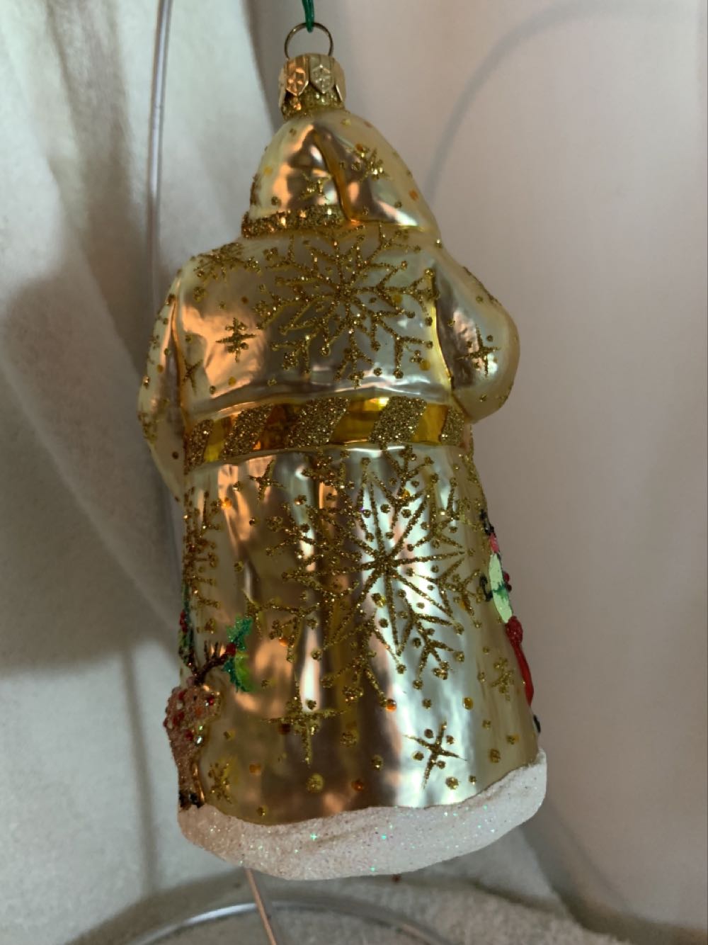 Merry Christmas Giseele, Gold - Other Exclusive (Santa) ornament collectible - Main Image 3