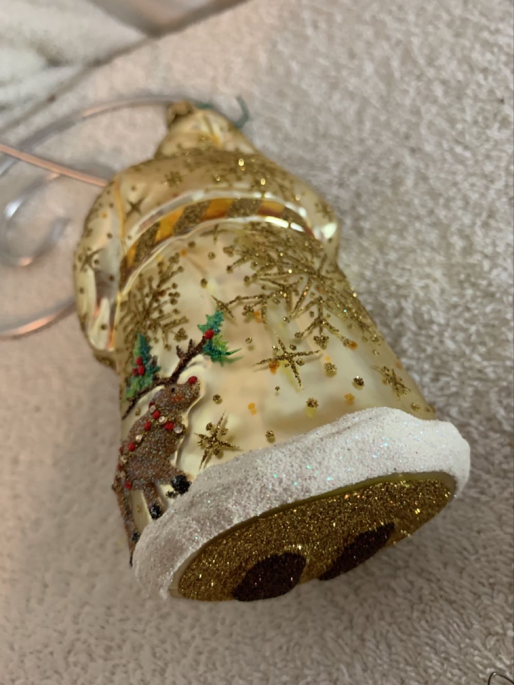Merry Christmas Giseele, Gold - Other Exclusive (Santa) ornament collectible - Main Image 4