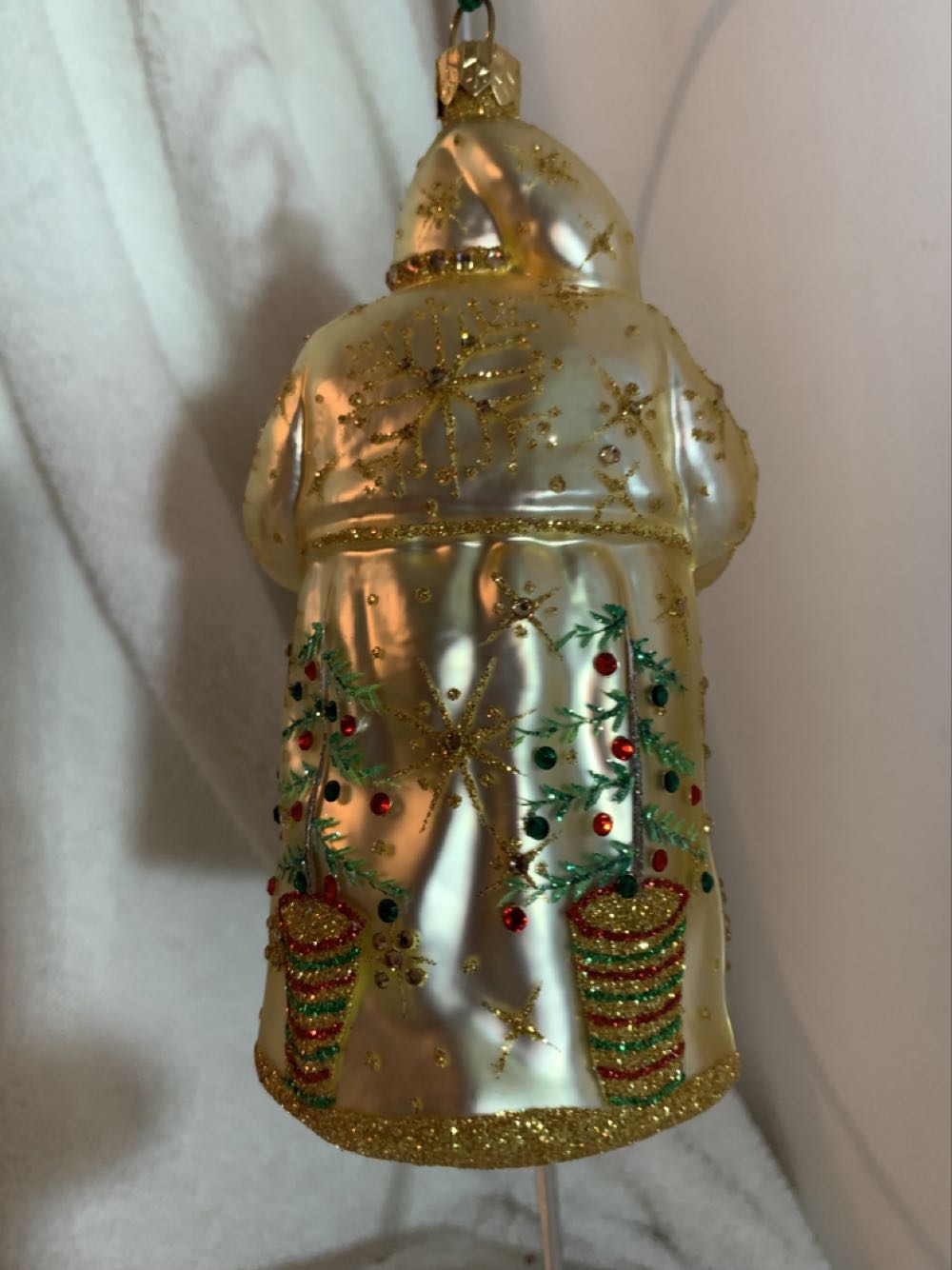 Studio Santa, Gold - Commissioned Design (Santa) ornament collectible - Main Image 3