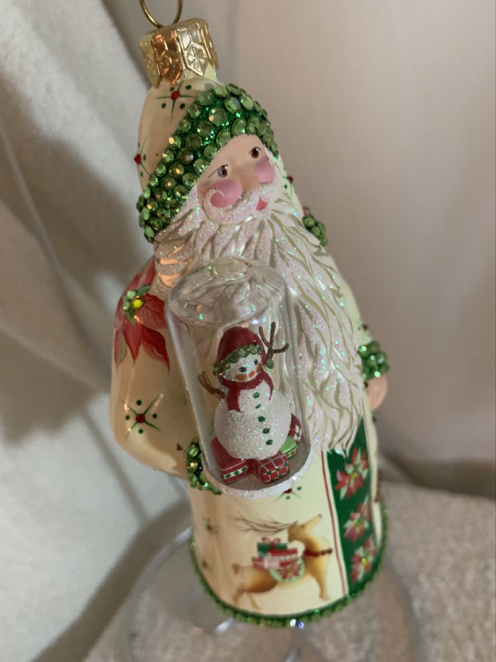 Les Curiosités, Poinsettia - Other Exclusive (Santa) ornament collectible - Main Image 2