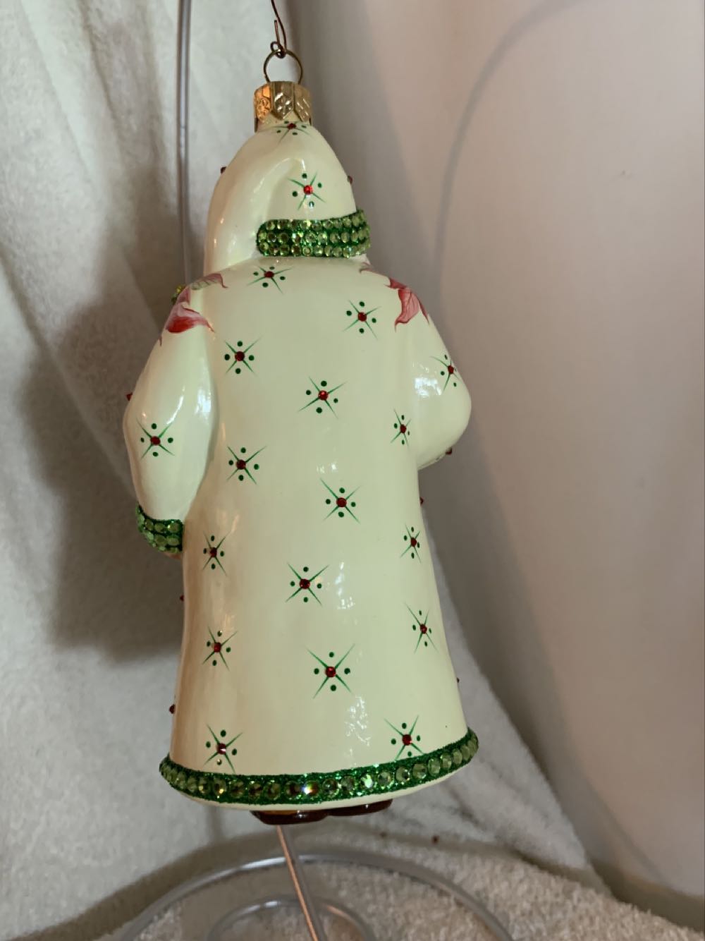 Les Curiosités, Poinsettia - Other Exclusive (Santa) ornament collectible - Main Image 3