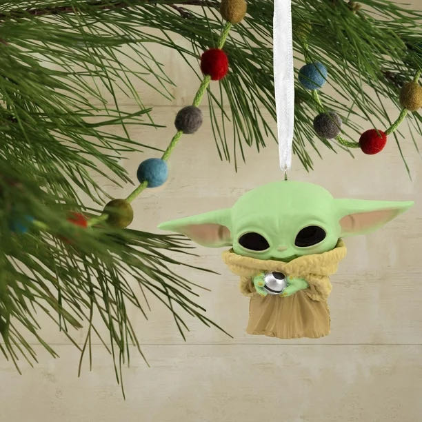 Hallmark Star Wars: The Mandalorian The Child Grogu Funko Pop! Christmas Ornament - Star Wars - The Mandalorian (Star Wars: The Mandalorian) ornament collectible [Barcode 763795791620] - Main Image 3