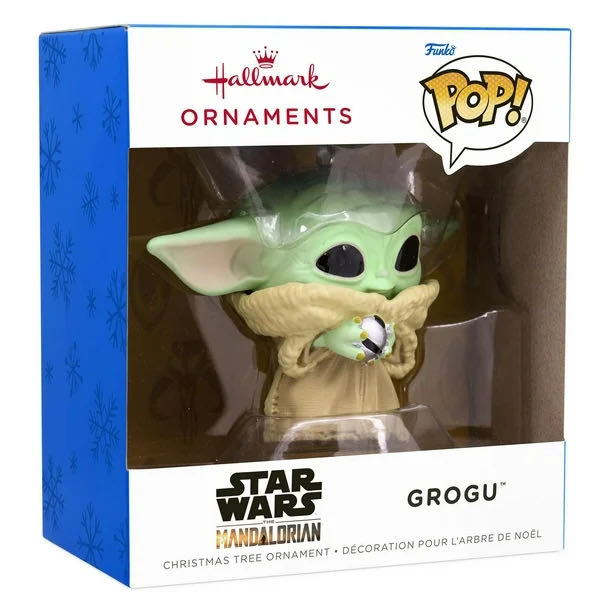 Hallmark Star Wars: The Mandalorian The Child Grogu Funko Pop! Christmas Ornament - Star Wars - The Mandalorian (Star Wars: The Mandalorian) ornament collectible [Barcode 763795791620] - Main Image 4