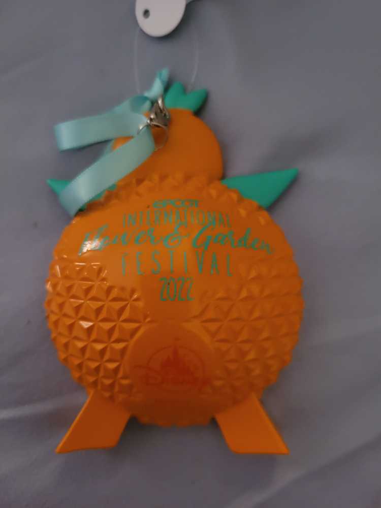 Epcot Flower & Garden Festival Orange Bird Ornament 2022  (Epcot Flower & Garden Festival) ornament collectible [Barcode 400470565120] - Main Image 2