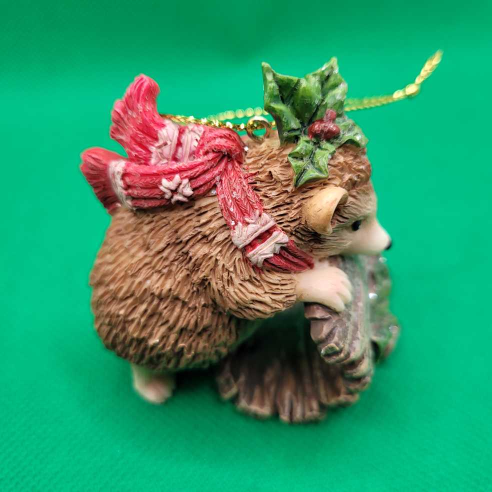 Hedgehog On Log  ornament collectible - Main Image 2