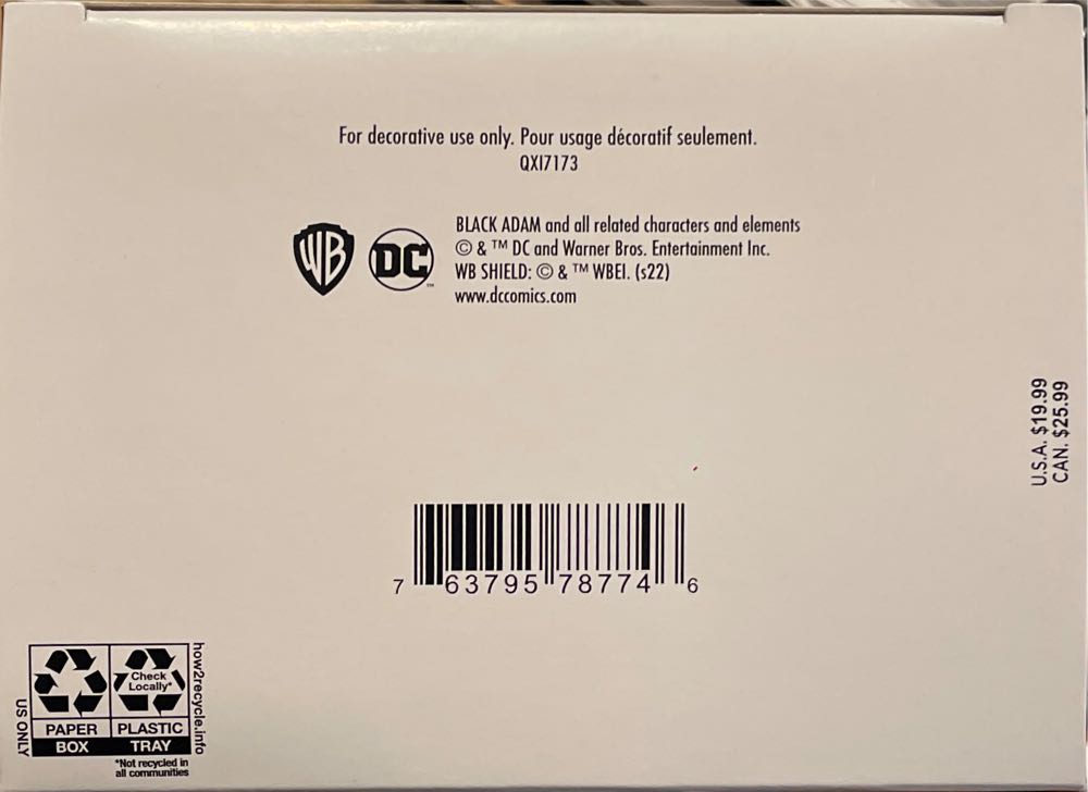 Black Adam - Black Adam (DC) ornament collectible [Barcode 763795787746] - Main Image 3