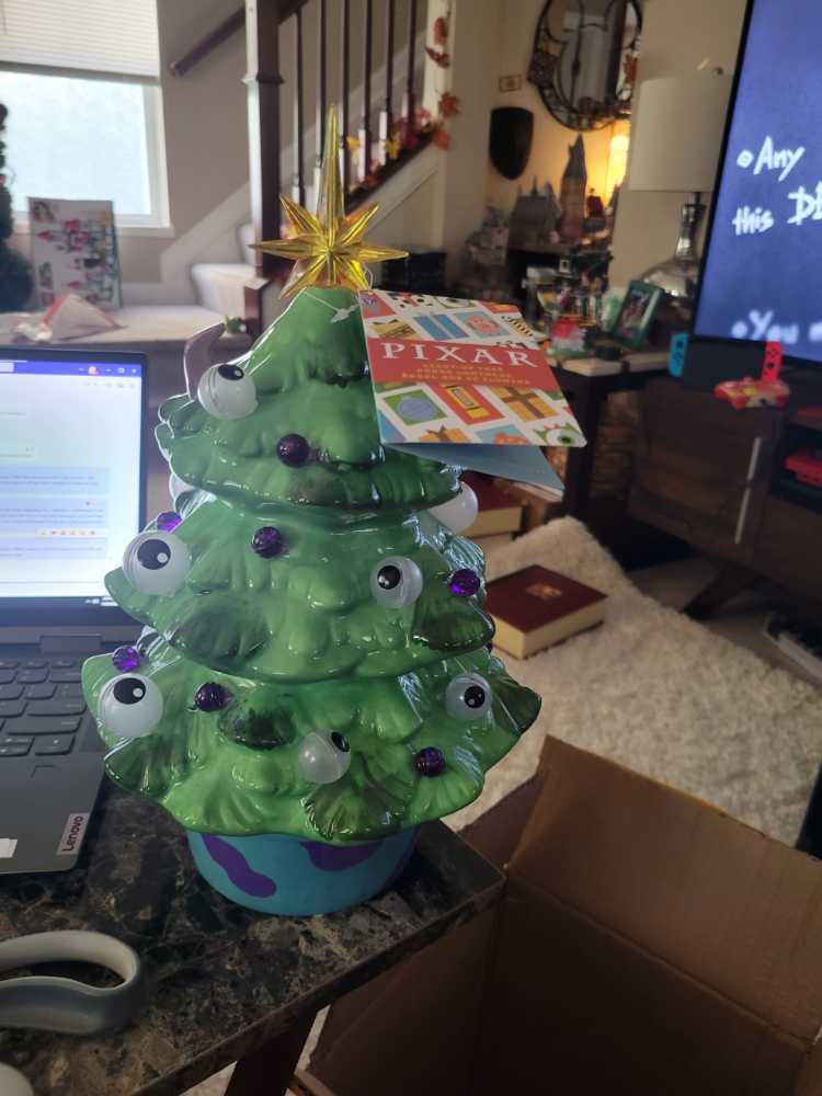 Disney Pixar Monsters Inc. Light-up Holiday Tree  ornament collectible [Barcode 465063702917] - Main Image 2