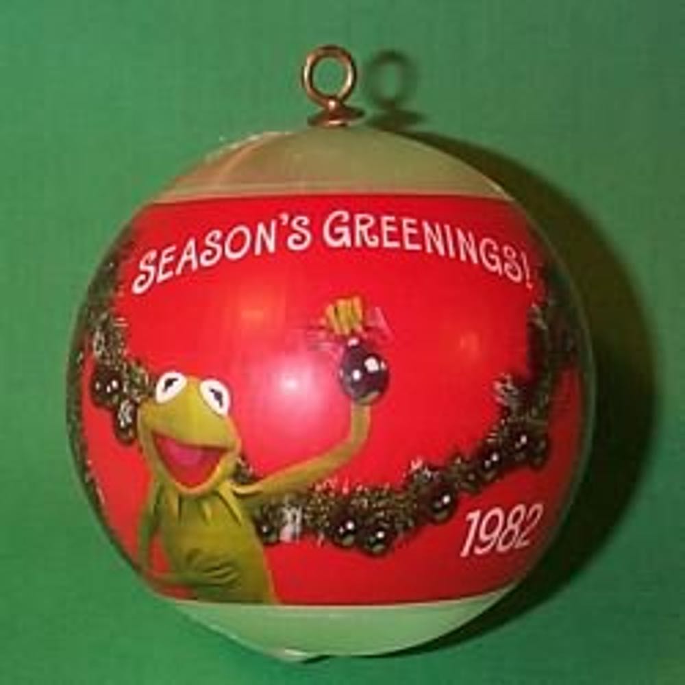 Miss Piggy And Ketmit  ornament collectible - Main Image 1
