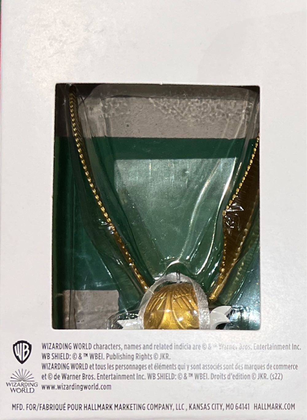 Harry Potter Snitch Walgreens Exclusive - Wizarding World Of Harry Potter (Wizarding World Harry Potter) ornament collectible [Barcode 763795803330] - Main Image 2
