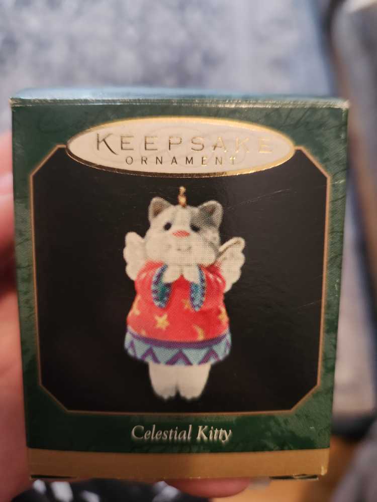 Miniature Celestial Kitty - Cats (Miniature) ornament collectible [Barcode 015012494204] - Main Image 2
