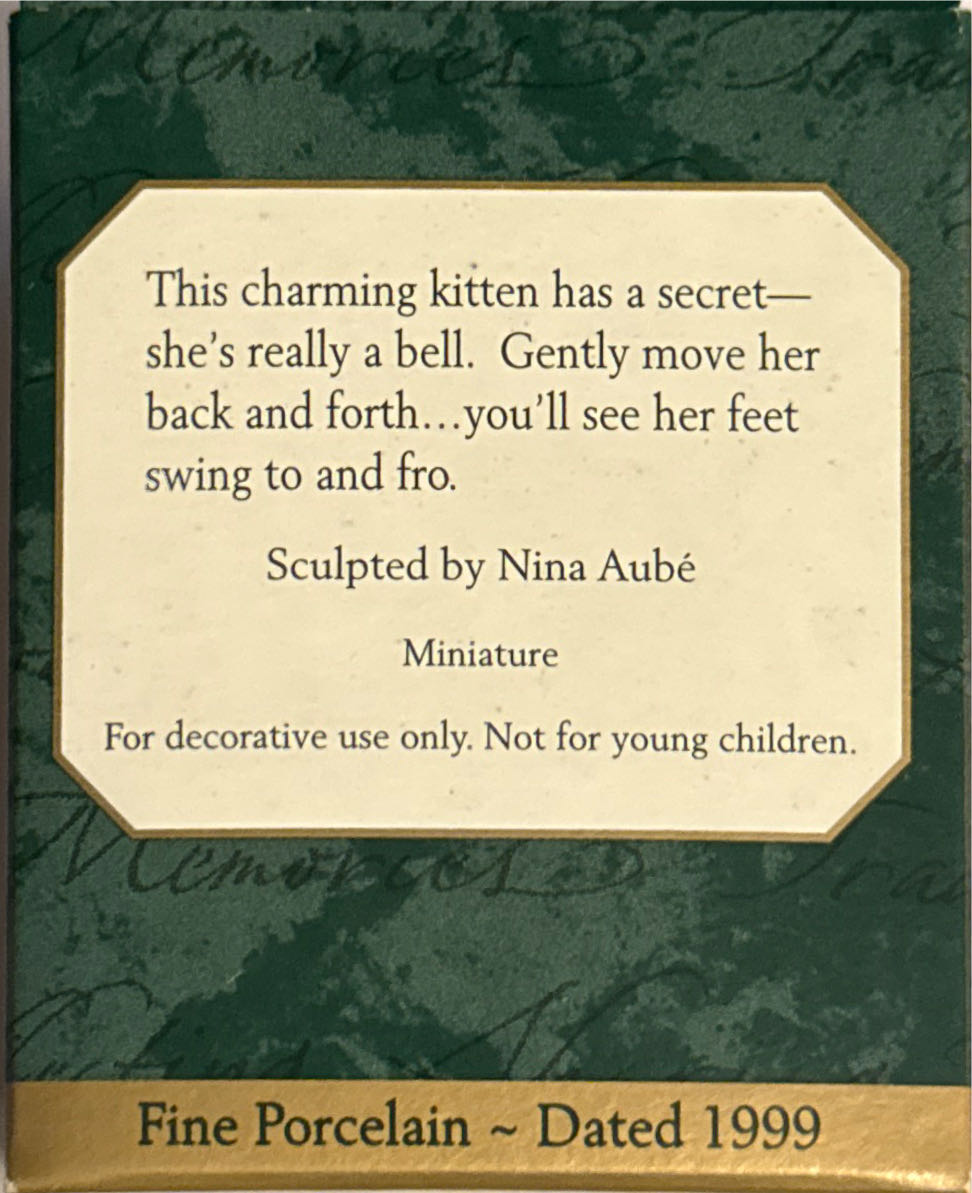 Miniature Celestial Kitty - Cats (Miniature) ornament collectible [Barcode 015012494204] - Main Image 3