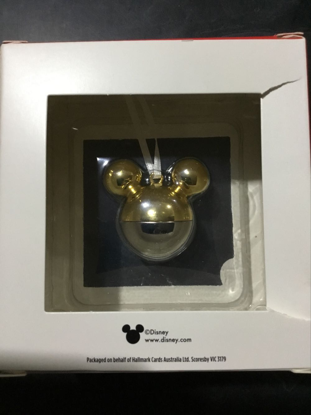 Gold & Silver Mickey Mouse - Disney Mickey Mouse ornament collectible [Barcode 9355693027997] - Main Image 2