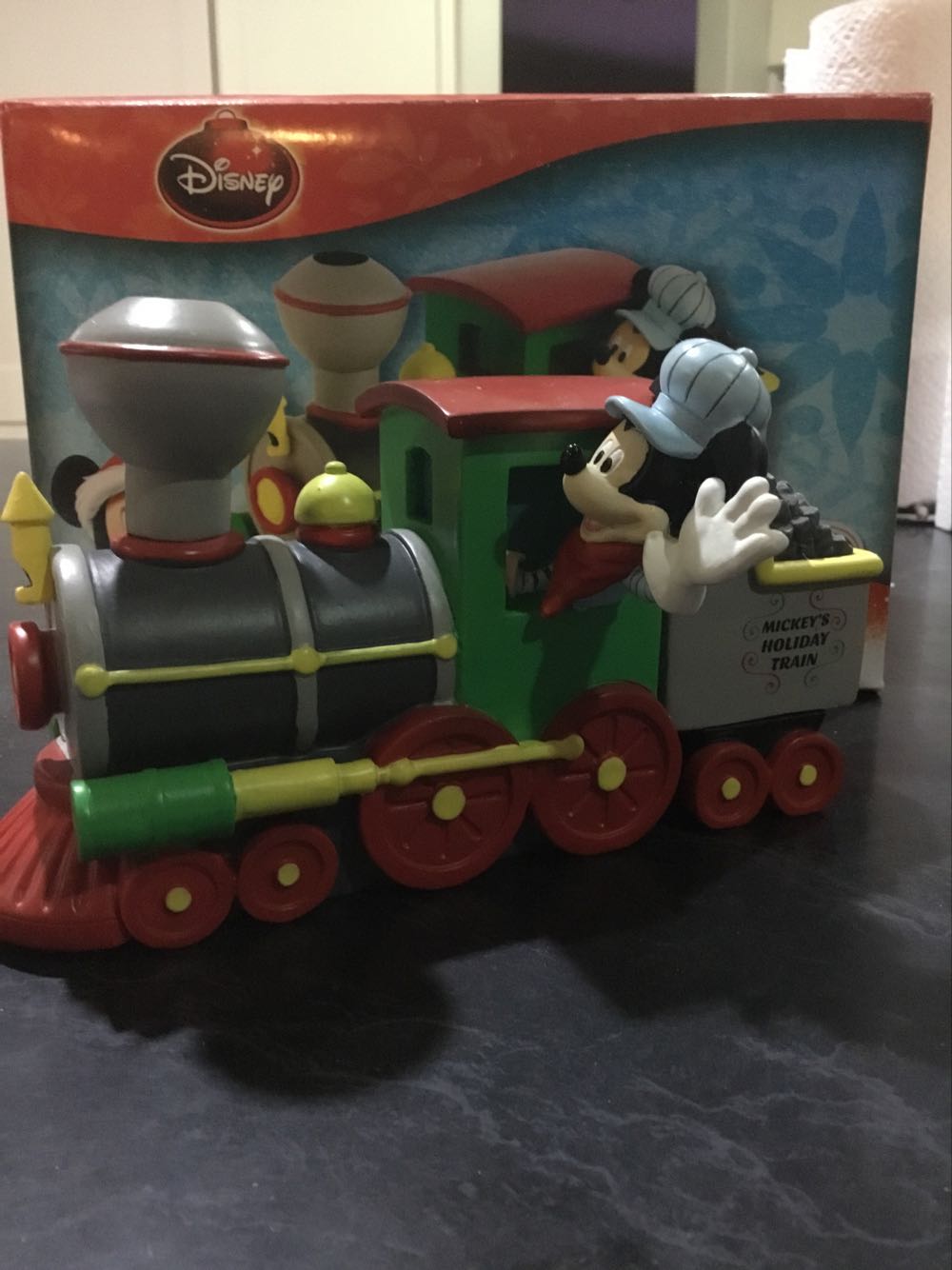 Mickey’s Holiday Train Engine - Mickey’s Merry Christmas Village ornament collectible [Barcode 045544534116] - Main Image 3