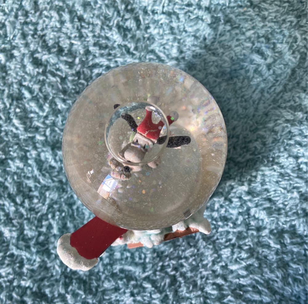 Xtreme Snoopy Globe  ornament collectible - Main Image 3