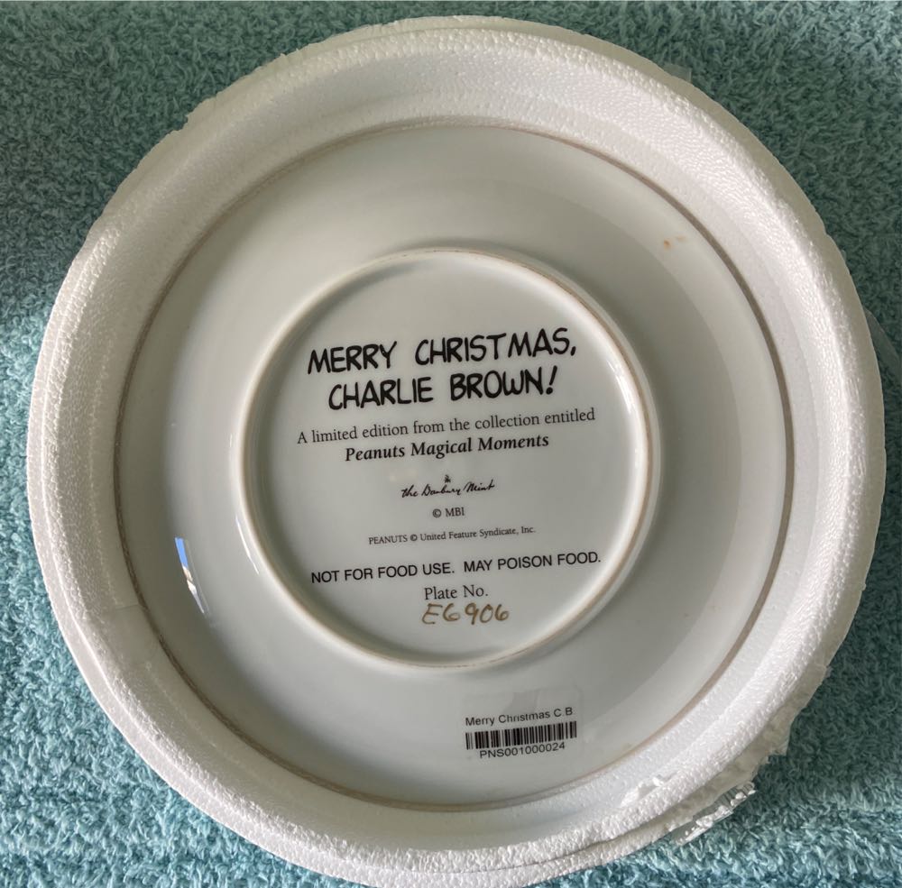 Merry Christmas Charlie Brown!  ornament collectible - Main Image 2