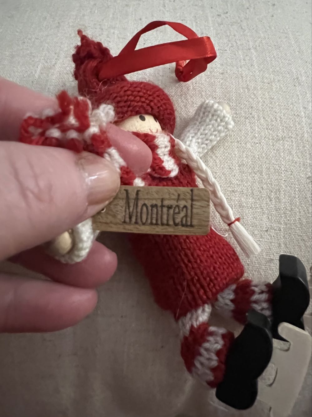 Montreal Skater Girl  ornament collectible - Main Image 2
