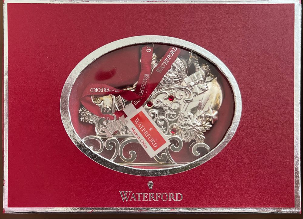 Waterford 2011 Silver Santa Ornament  ornament collectible [Barcode 024258495920] - Main Image 2