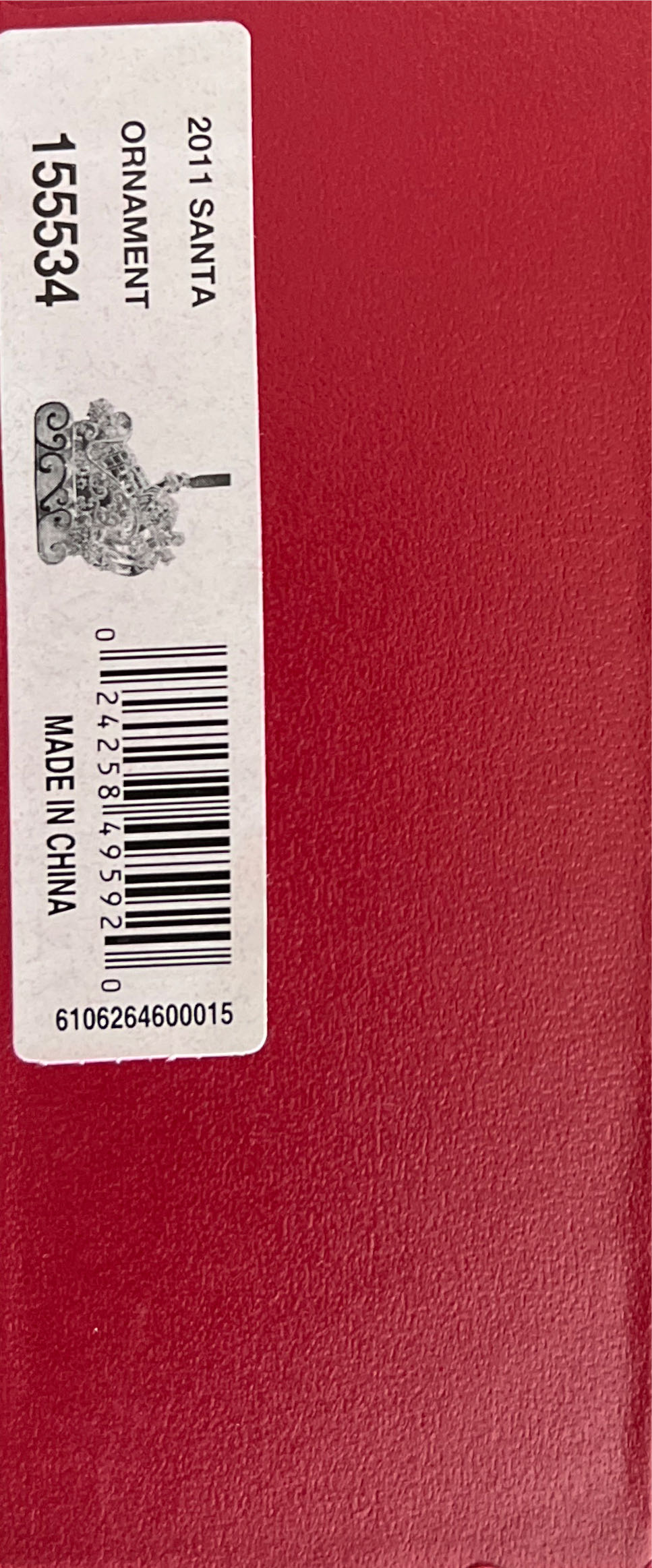 Waterford 2011 Silver Santa Ornament  ornament collectible [Barcode 024258495920] - Main Image 3