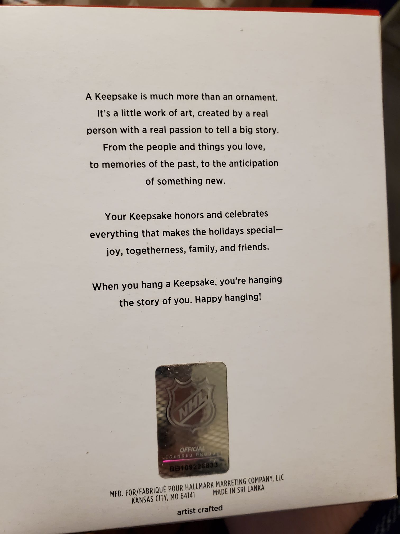 David Pastrnak - NHL Collection (NHL) ornament collectible [Barcode 763795795802] - Main Image 2