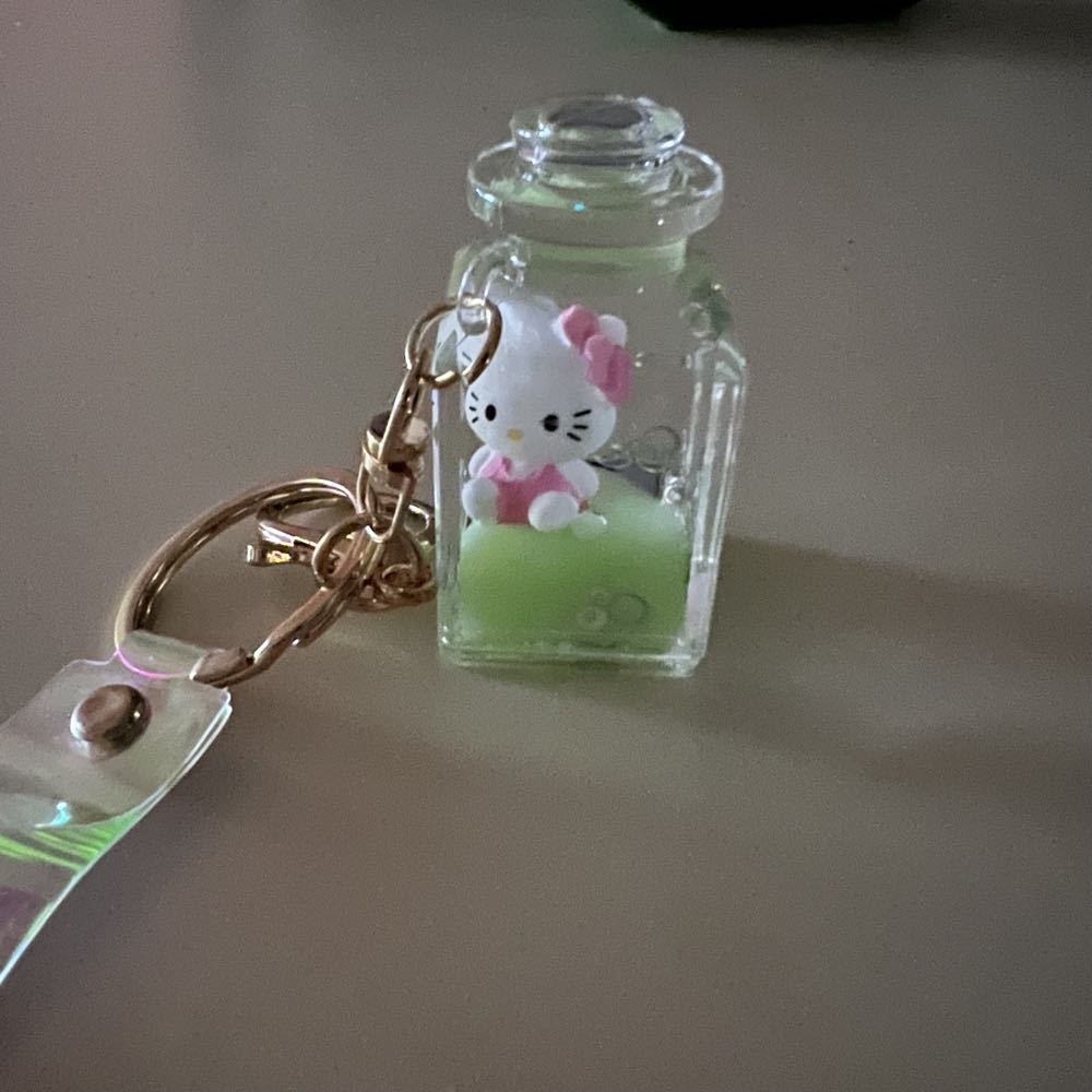 Hello Kitty In Bottle Green Ornament  (Hello Kitty) ornament collectible - Main Image 2