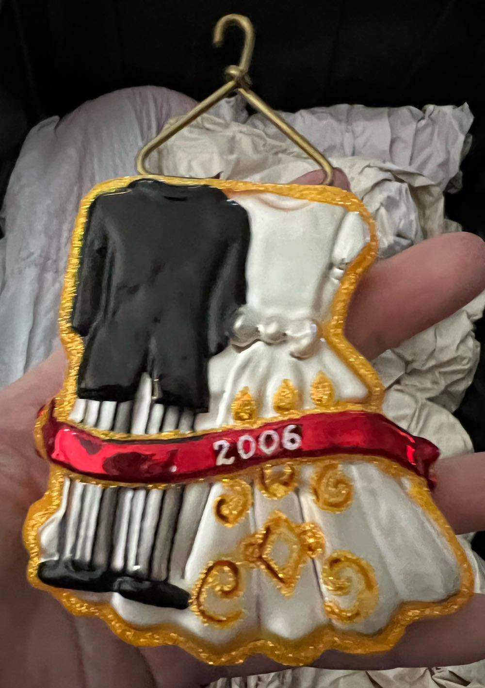 Christopher Radko - Bride & Groom 2006  ornament collectible - Main Image 2