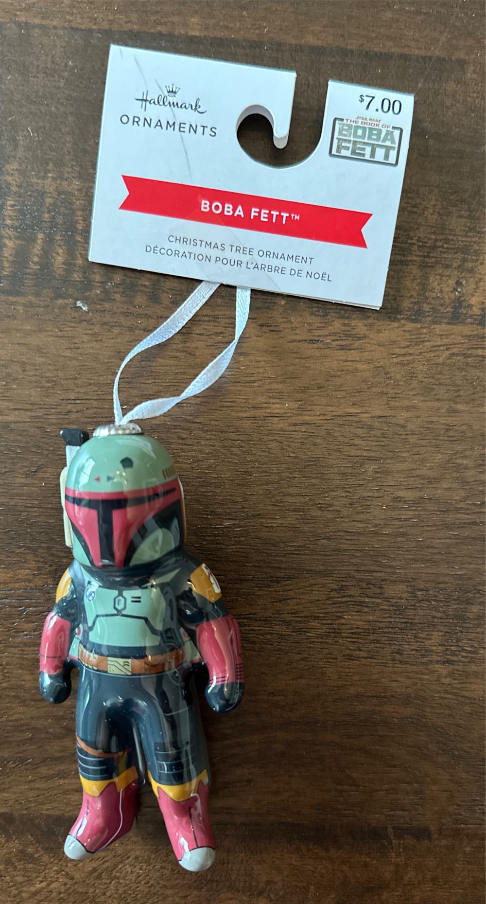 Boba Fett (Decoupage Ornament) - Hallmark (Star Wars: Book Of Boba Fett) ornament collectible [Barcode 763795803026] - Main Image 3