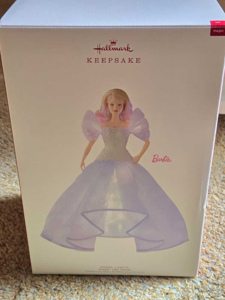 Barbie Angel Lights Tree Topper  ornament collectible [Barcode 763795346608] - Main Image 2