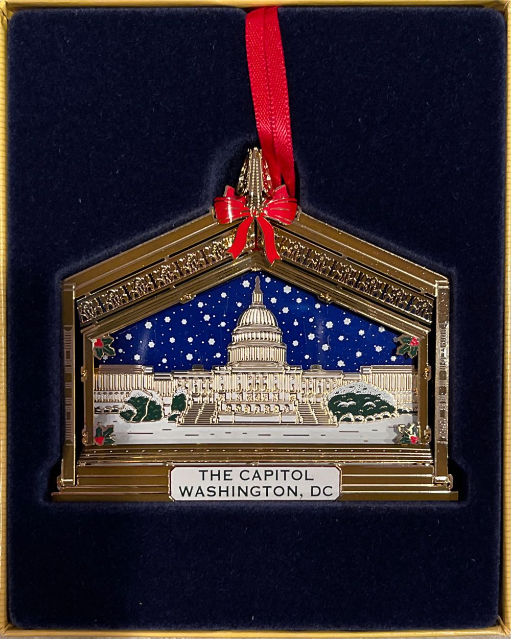 Official 2022 US Congressional Holiday Ornament  ornament collectible [Barcode 634228635876] - Main Image 2