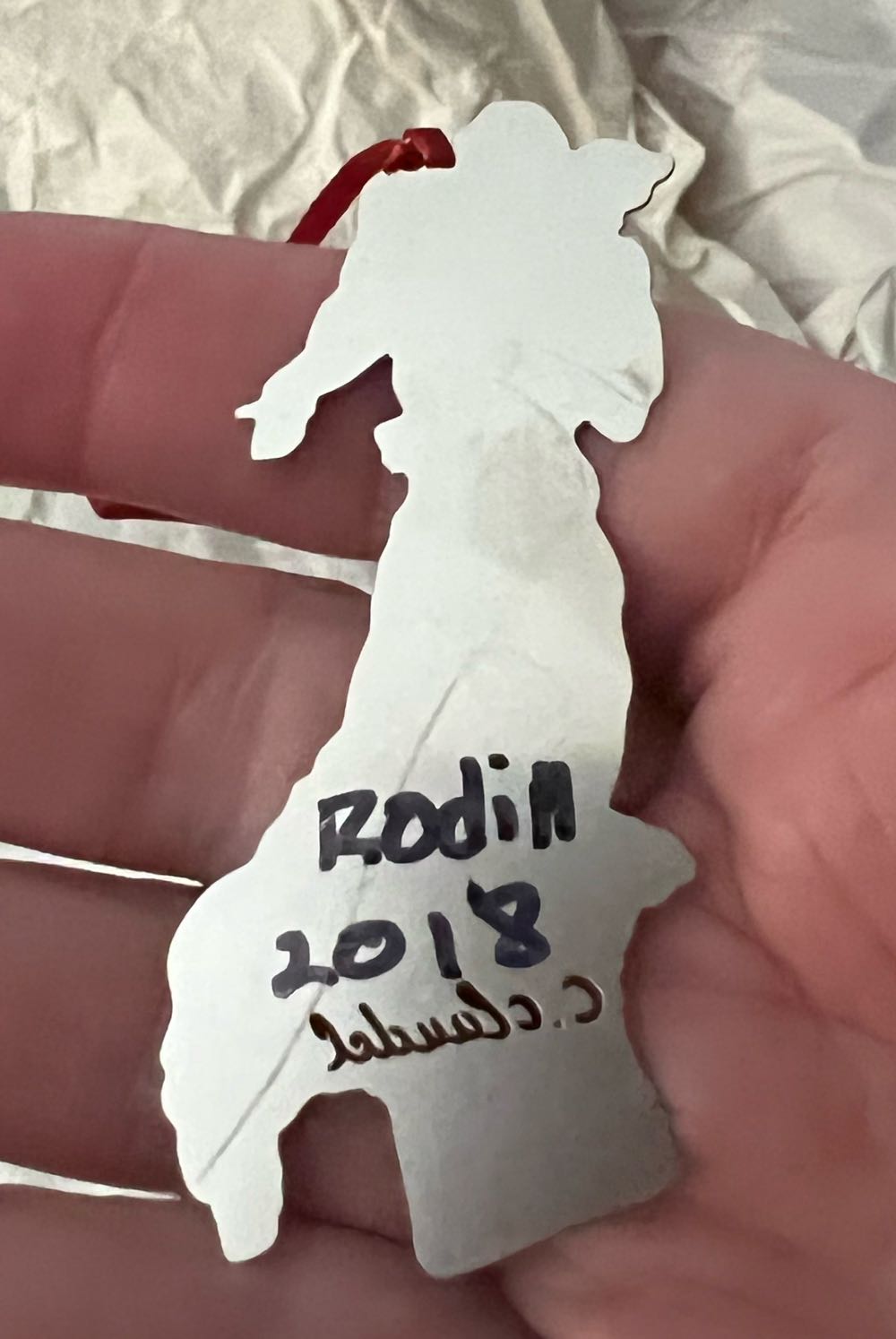 Rodin Bookmark  ornament collectible - Main Image 2