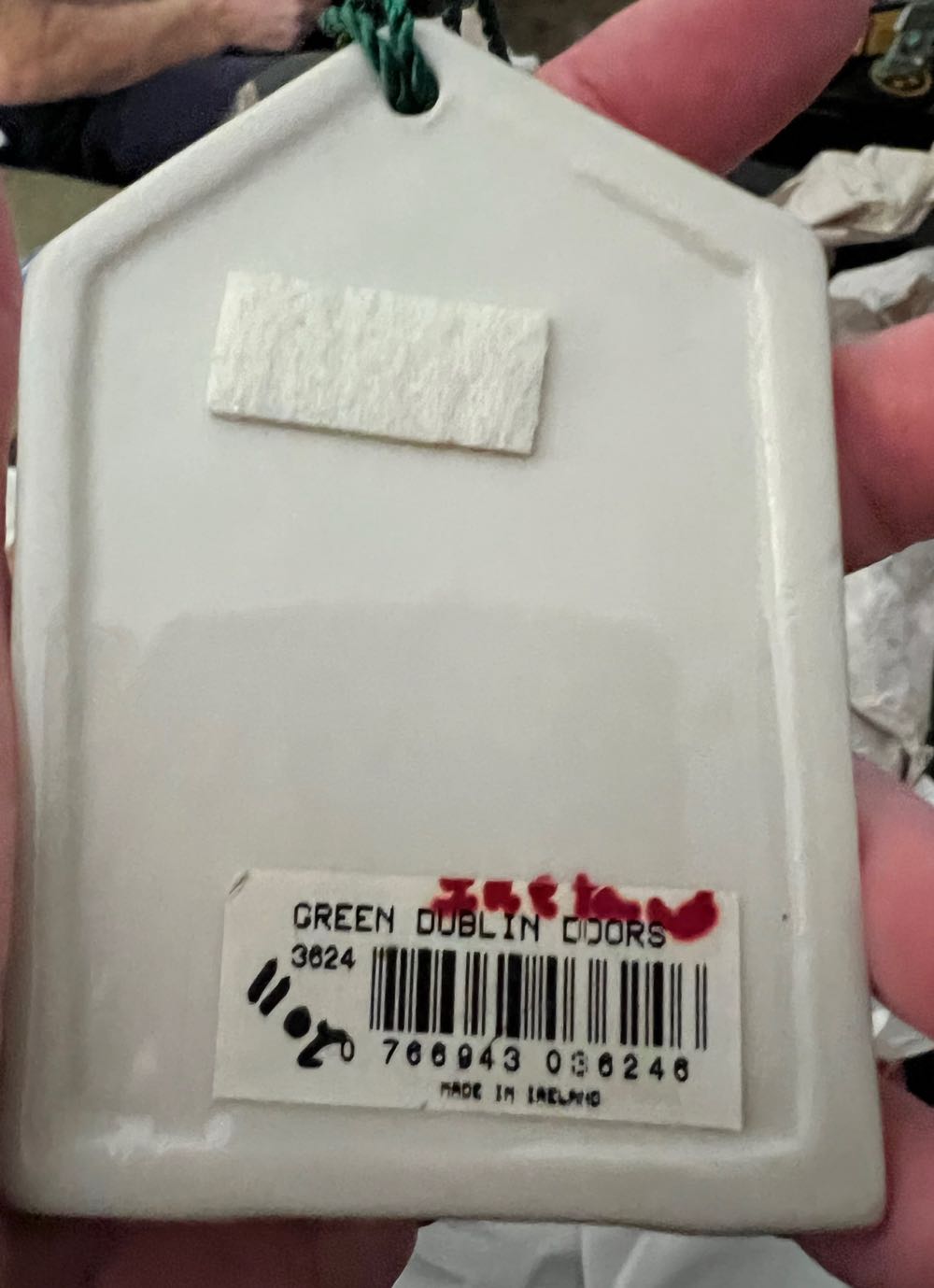 Belleek Green Dublin Door - Dublin Doors ornament collectible - Main Image 2