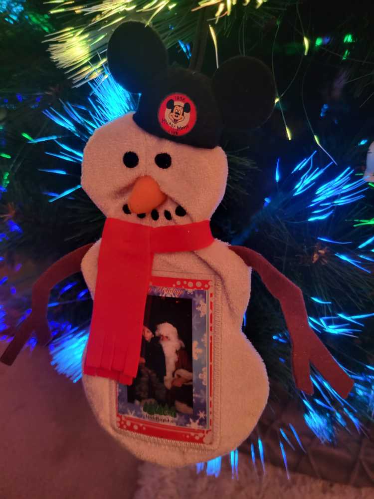 Walt Disney World Snowman Photo Ornament  ornament collectible - Main Image 1