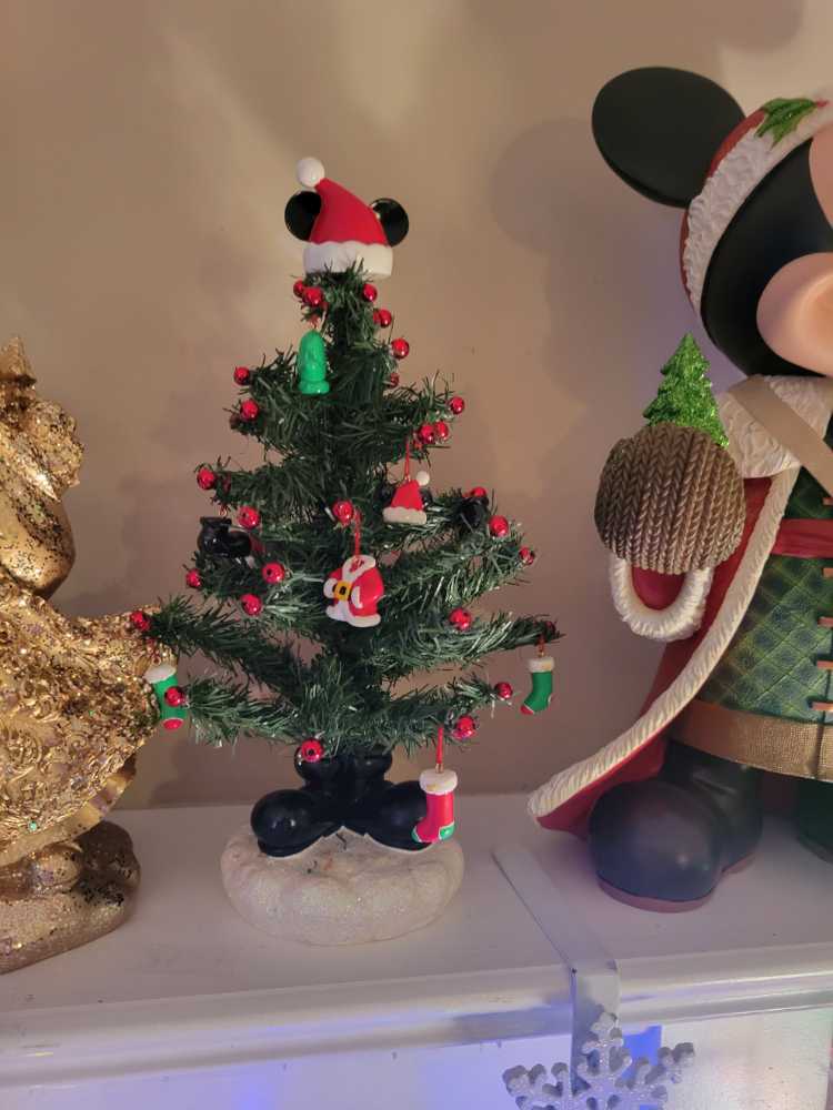 Mailable Tree With Ornamets Disney Mickey Christmas Tree 13”  ornament collectible [Barcode 400154501123] - Main Image 3