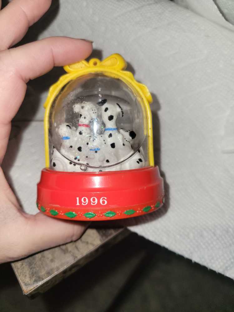 101 Dalmations Snowglobe Ornament McDonalds Exclusive - Disney’s 101 Dalmations ornament collectible - Main Image 2