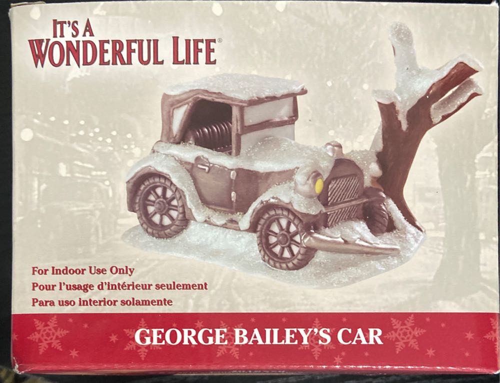 George Bailey’s Car Porcelain Enesco It’s Wonderful Life Christmas Village  ornament collectible [Barcode 045544321235] - Main Image 2