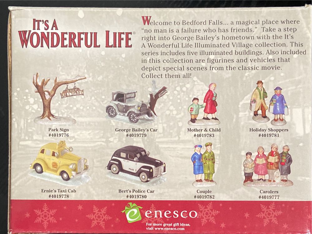 George Bailey’s Car Porcelain Enesco It’s Wonderful Life Christmas Village  ornament collectible [Barcode 045544321235] - Main Image 3
