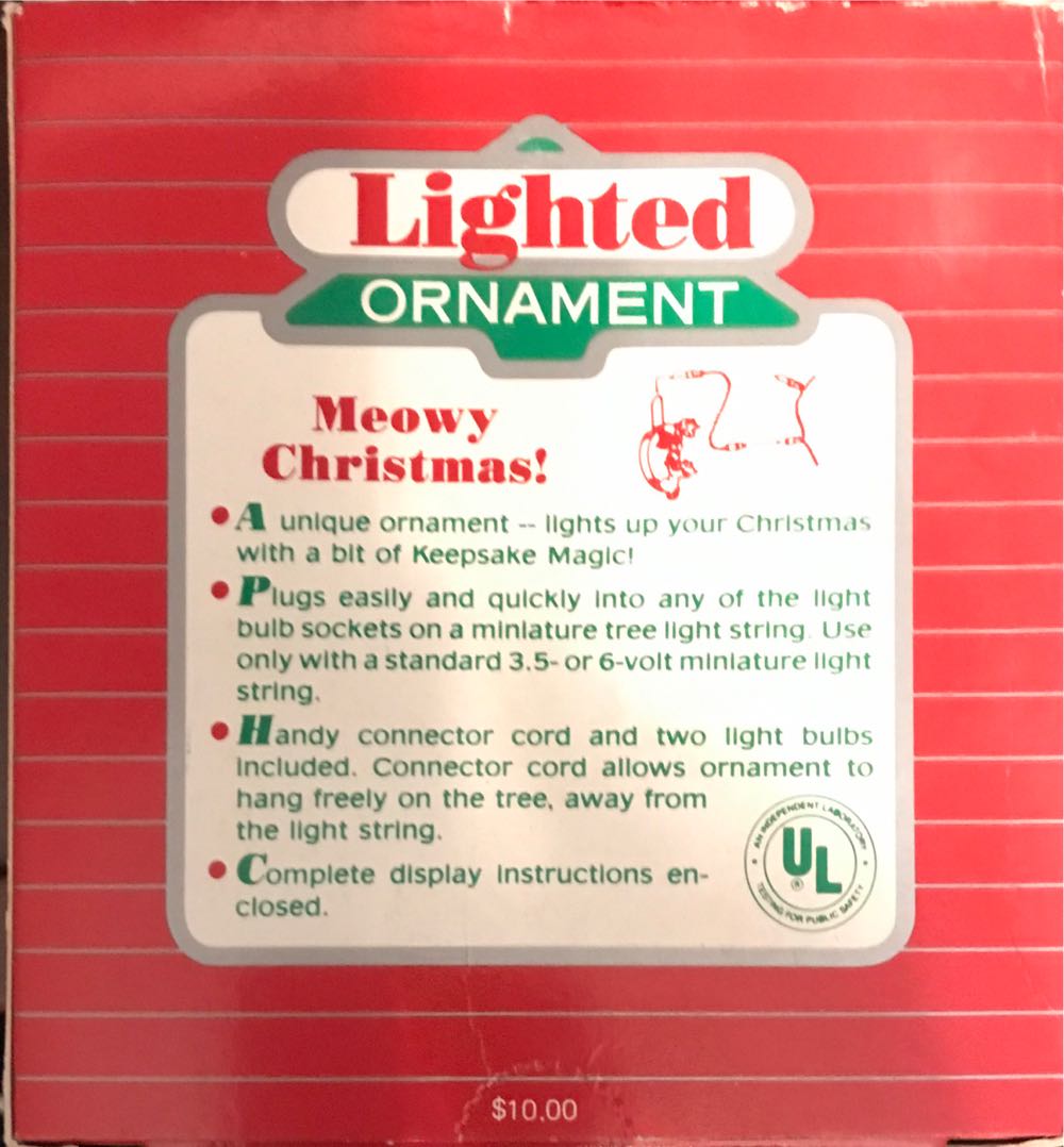 Meowy Christmas!  ornament collectible - Main Image 2