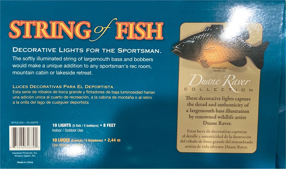 String Of Fish  ornament collectible [Barcode 635076326701] - Main Image 2