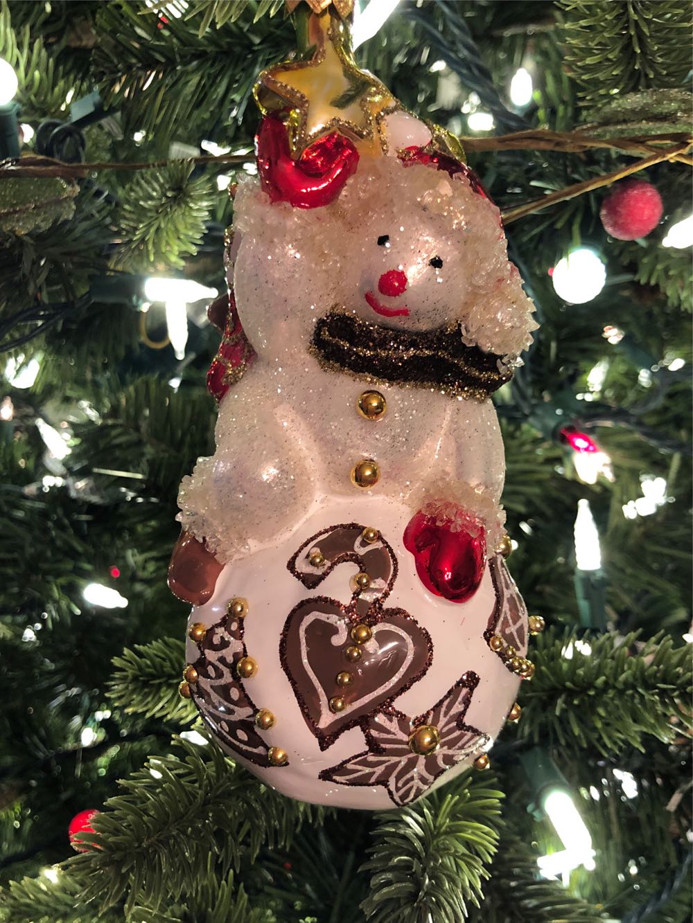 Lenox Vintage China Jewels Musical Figurines 5” Fishing Snowman Jingle Bells